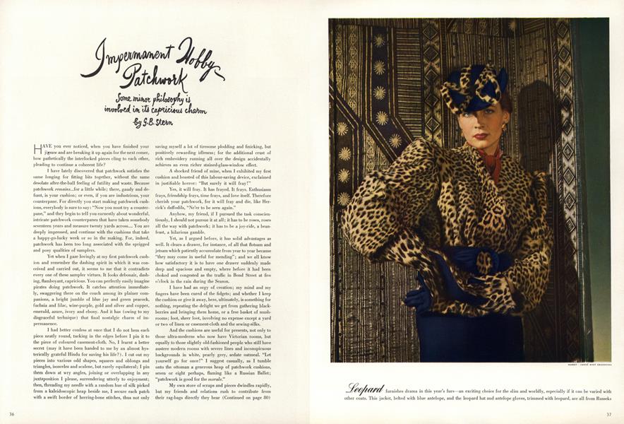 Impermanent Hobby—Patchwork