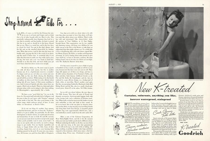 Shop Hound Falls For...