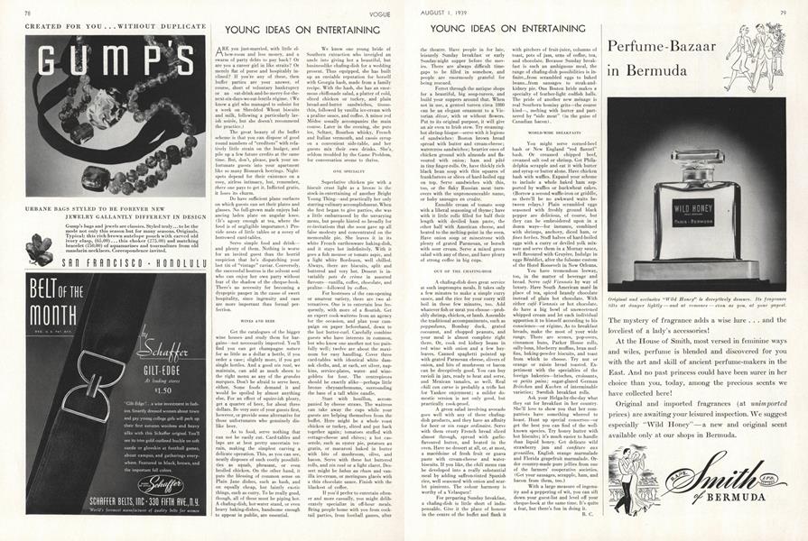 Young Ideas on Entertaining