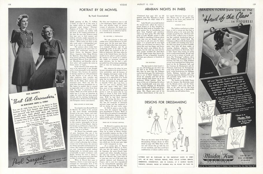 Portrait by De Monvel