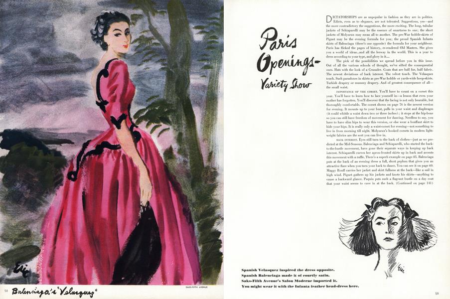 Paris Openings–Variety Show