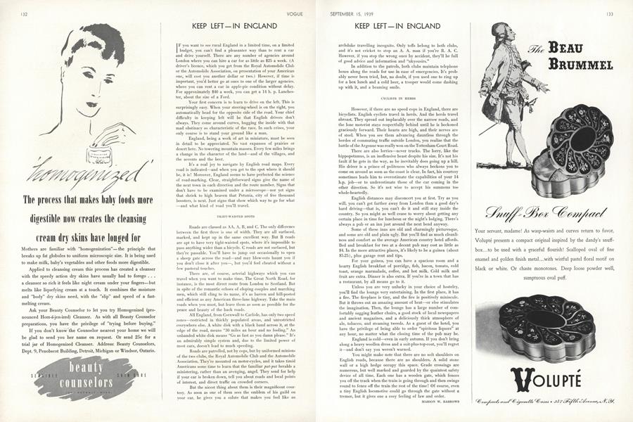 Keep Left–in England