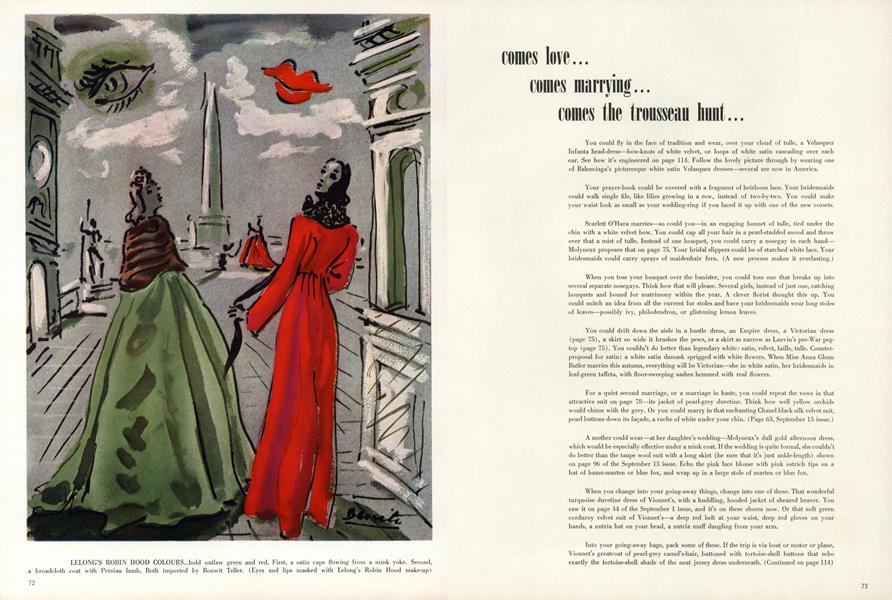 Comes Love...Comes Marrying...Comes the Trousseau Hunt