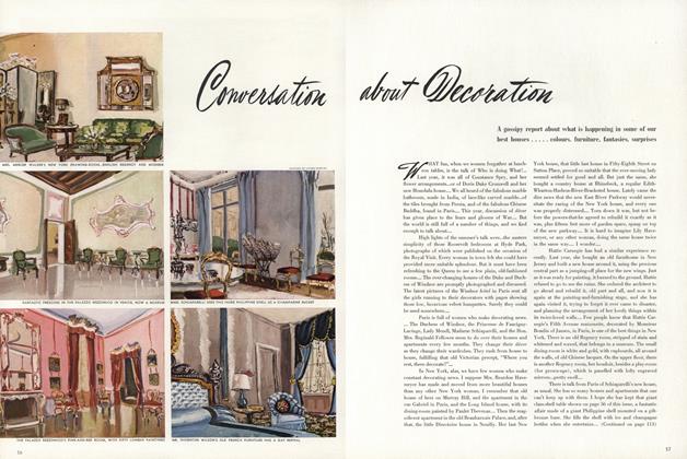 Conversation about Decoration