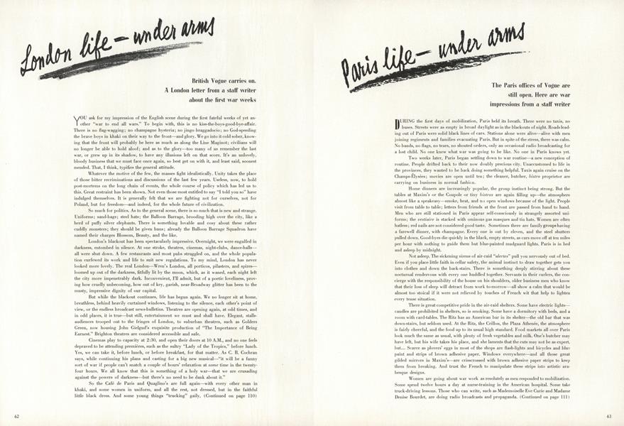 London Life–Under Arms