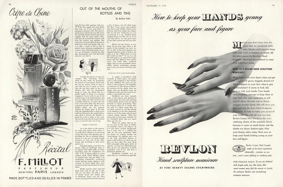 Out of the Mouth of Bottles and Tins