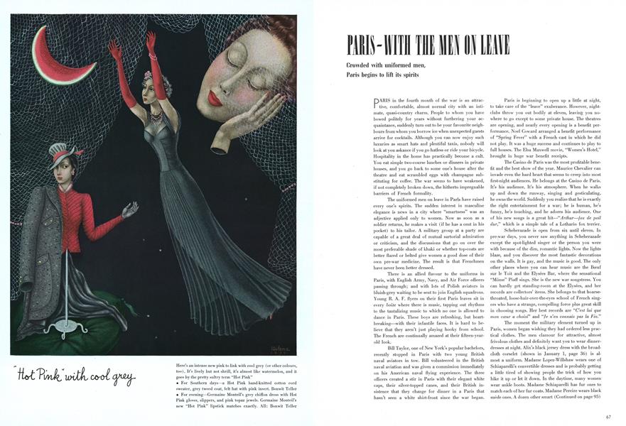 Paris—With the Men on Leave