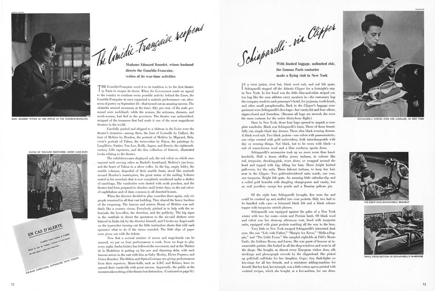 The Comédie-Française Reopens