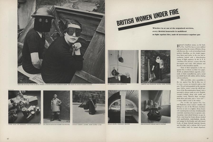 British Women under Fire Vogue JULY 15, 1941