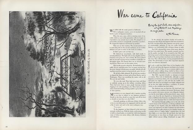 War Came to California