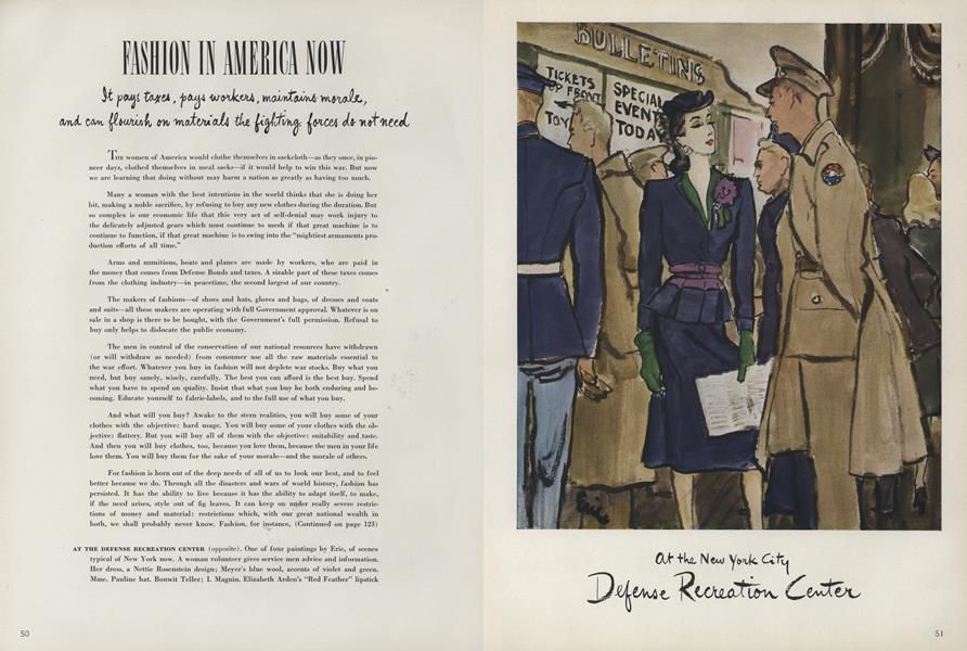 Fashion in America Now