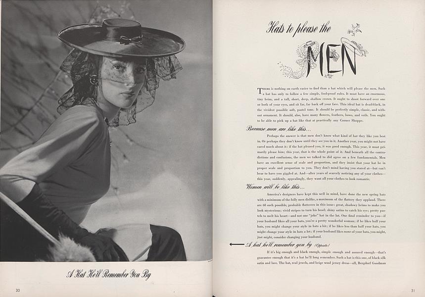 Hats to Please the Men