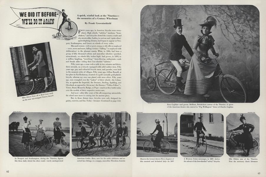 We Did It Before–We'll Do It Again