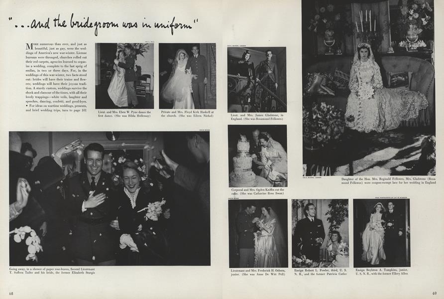 "...and the Bridegroom was in Uniform"