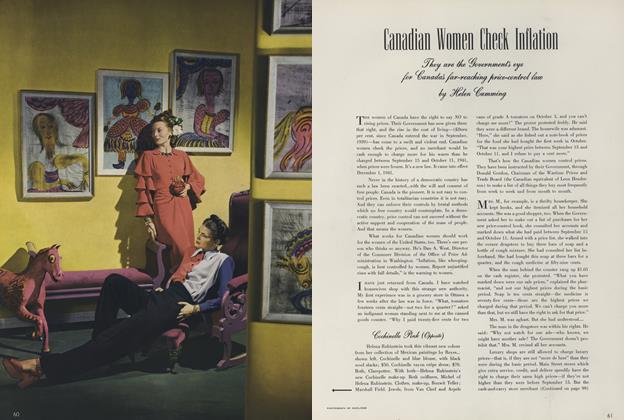 Canadian Women Check Inflation