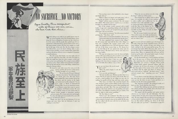 No Sacrifice...No Victory