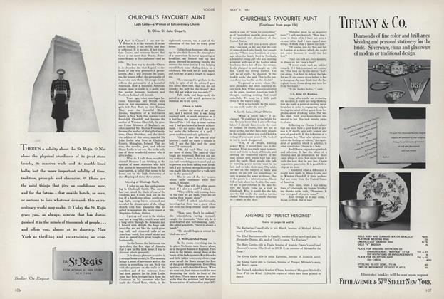 Churchill's Favourite Aunt