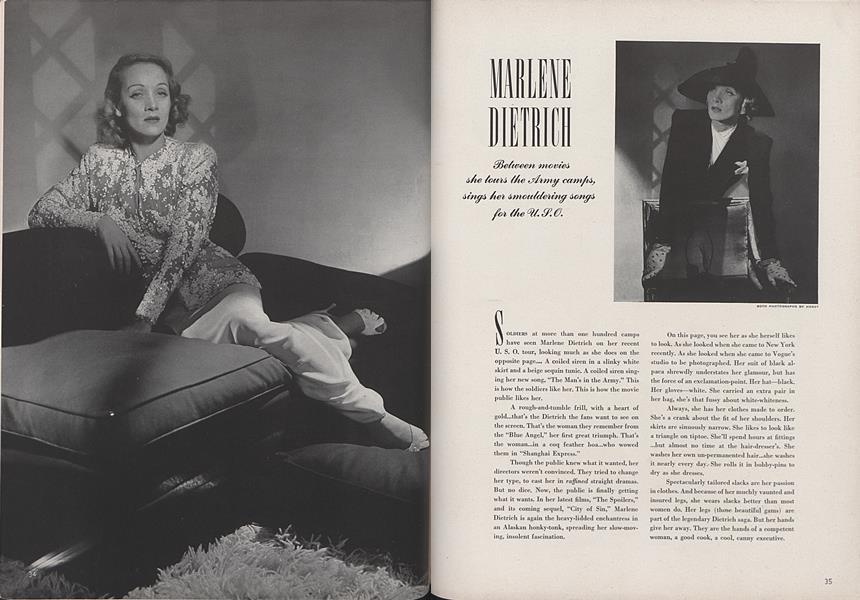 Marlene Dietrich | Vogue | JULY 1, 1942