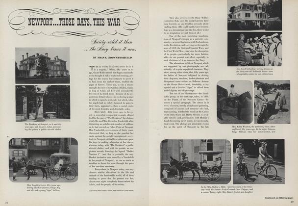 Newport...Those Days, This War