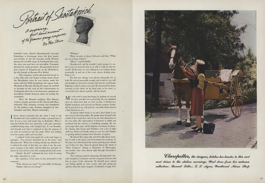 Portrait of Shostakovich