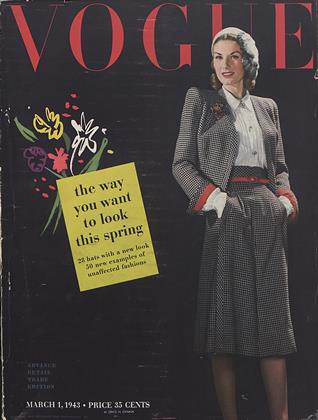 Envoy Extraordinary... | Vogue | MARCH 1, 1943