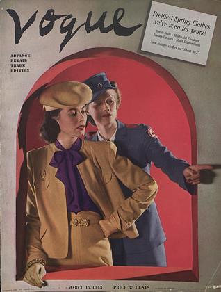 Mrs. Stanley G. Mortimer, Junior | Vogue | MARCH 15, 1943