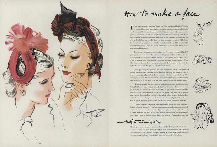 How to Make a Face/Half a Turban