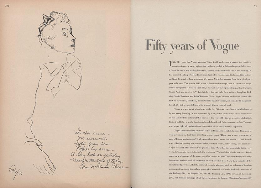 Fifty Years of Vogue