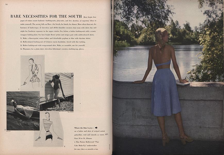Bare Necessities for the South Vogue DECEMBER 1, 1943