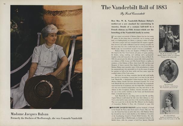 The Vanderbilt Ball of 1883