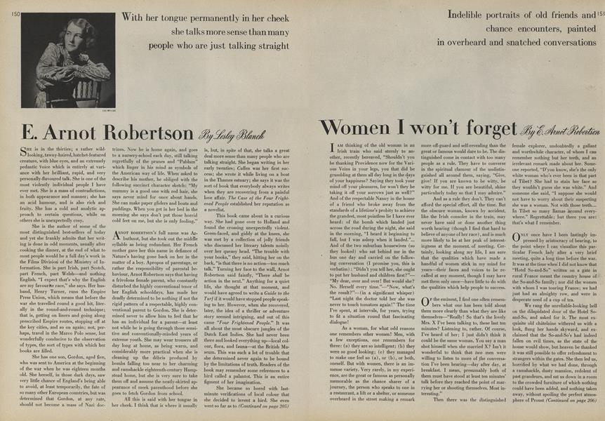 Women I Won't Forget