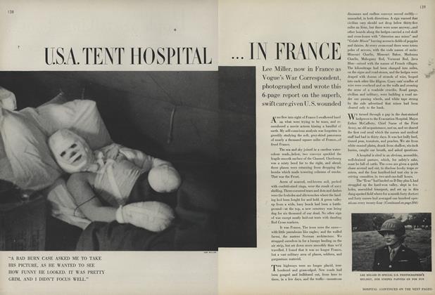 U.S.A. Tent Hospital…in France