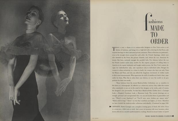 Fashions Made to Order