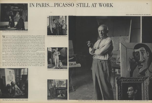 In Paris...Picasso Still at Work