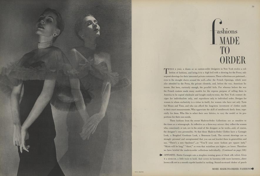 Fashions Made to Order