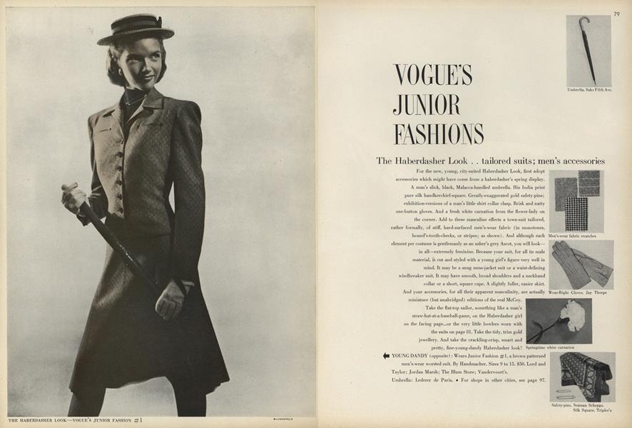 Vogue's Junior Fashions