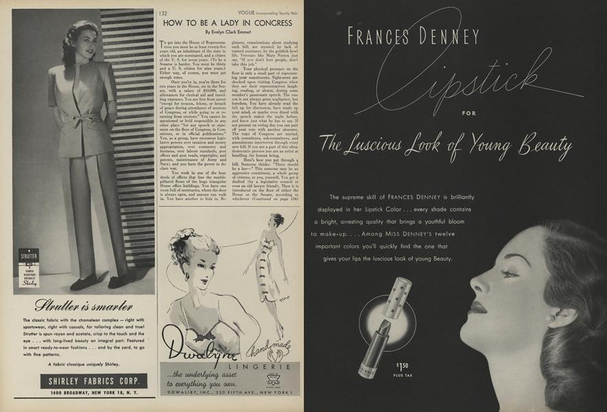 How to Be a Lady in Congress