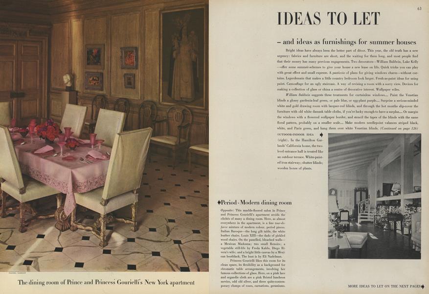 Ideas to Let—and Ideas as Furnishings for Summer Houses