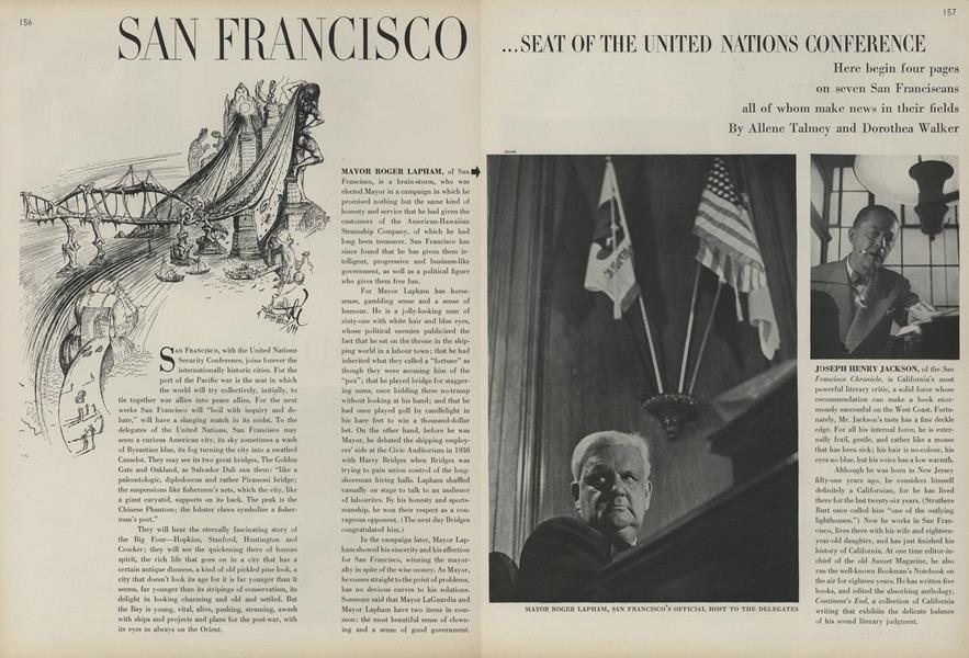 San Francisco...Seat of the United Nations Conference