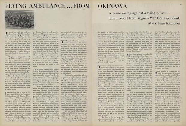 Flying Ambulance...from Okinawa