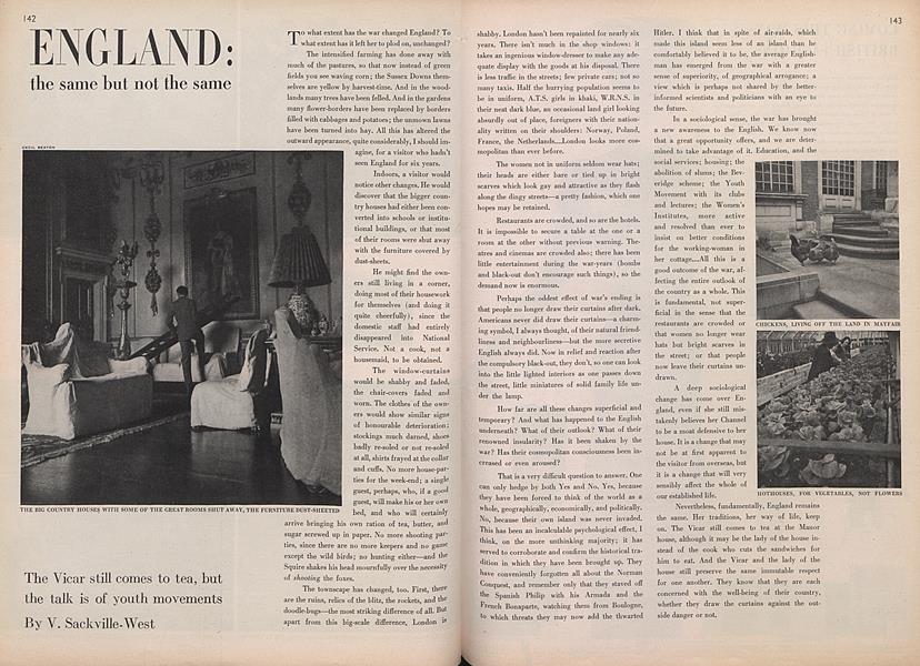 England: The Same but Not the Same