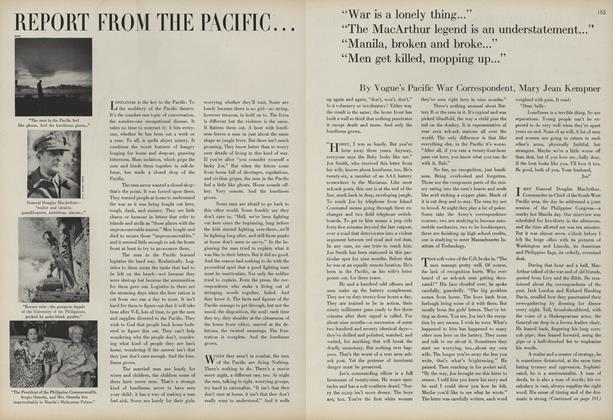 Report from the Pacific