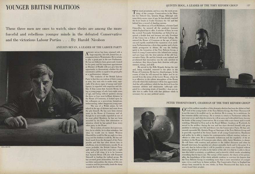 England: Younger British Politicos