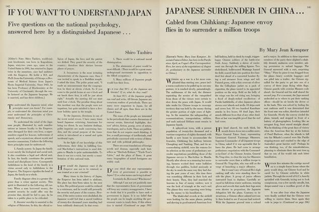 Japanese Surrender in Japan