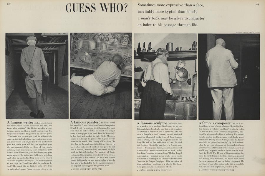 Guess Who? George Bernard Shaw/Raoul Dufy...