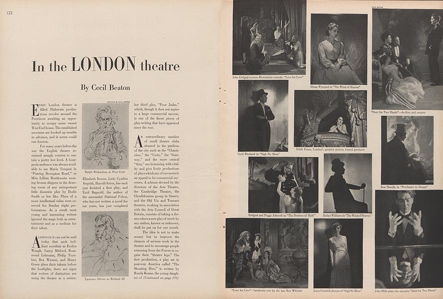 In the London Theatre Vogue December 1, 1945