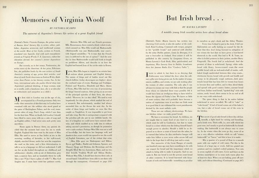 Memories of Virginia Woolf | Vogue | September 1, 1946