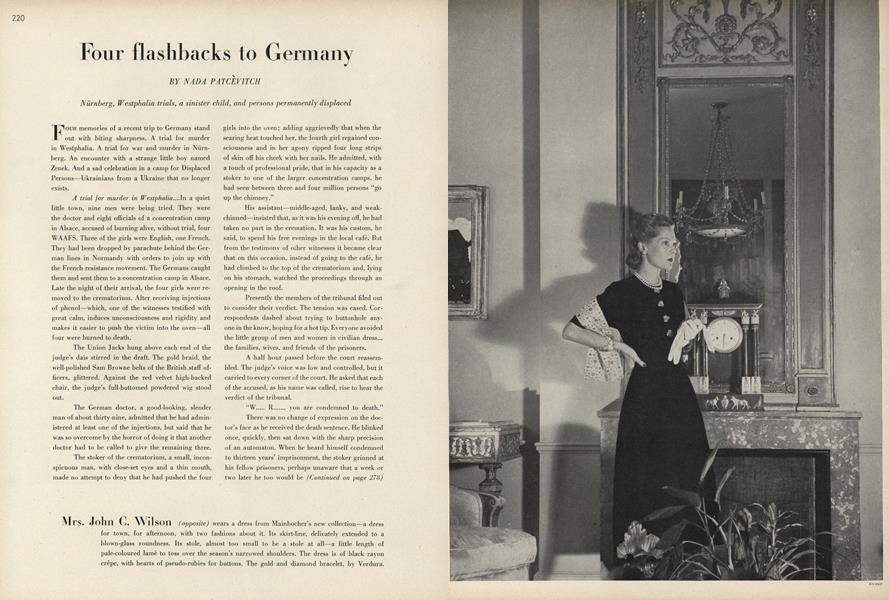 Four Flashbacks to Germany   Vogue   OCTOBER ,