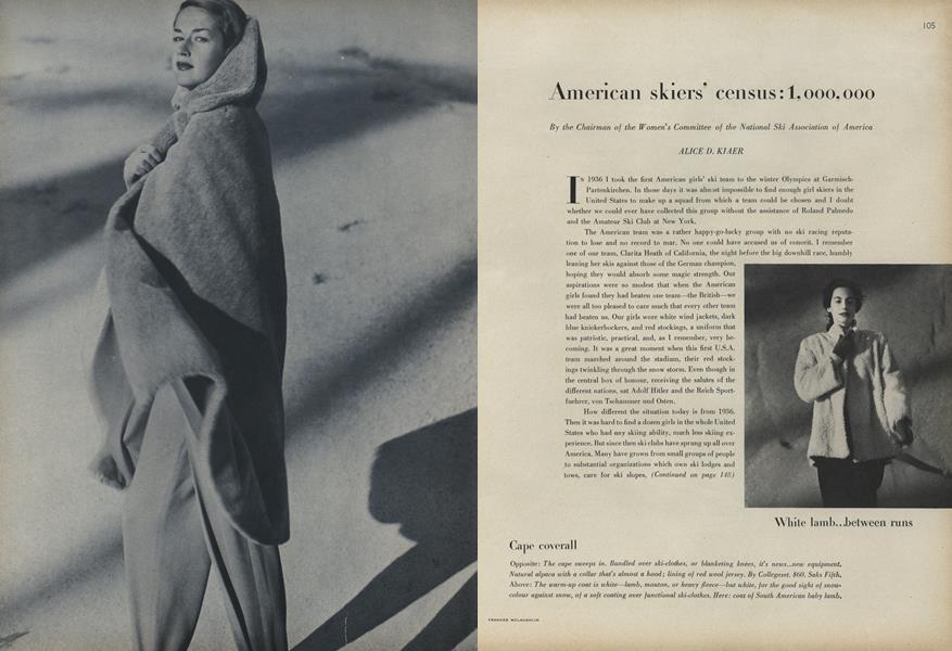 American Skiers' Census: 1,000,000