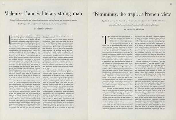 “Femininity, The Trap”...A French View